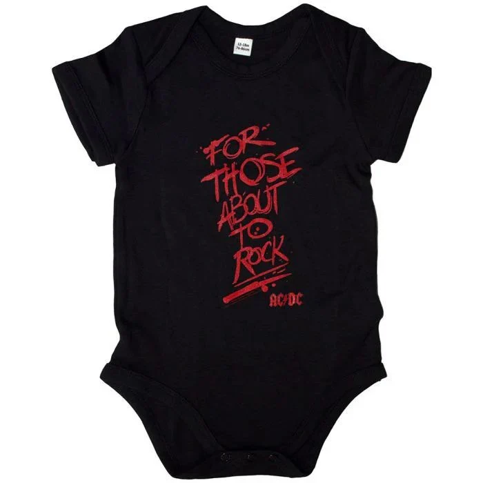 ACDC - For Those About To Rock Black Onesize