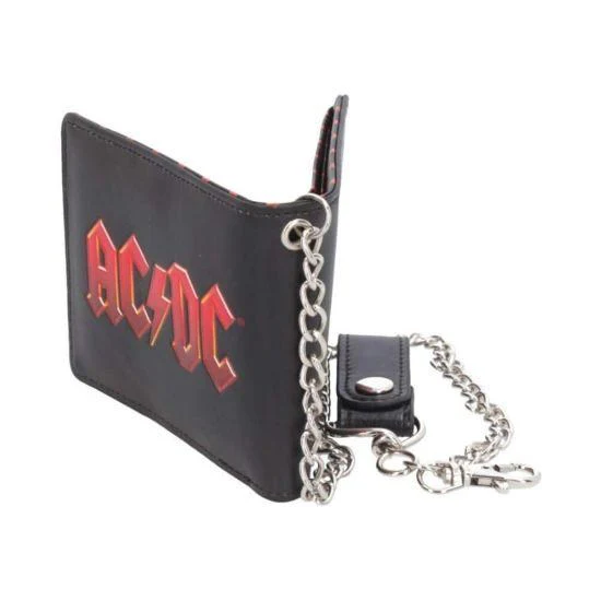 ACDC - Logo - Bi-Fold Wallet with Chain - Leather - Image 2