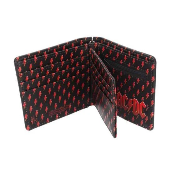 ACDC - Logo - Bi-Fold Wallet with Chain - Leather - Image 3