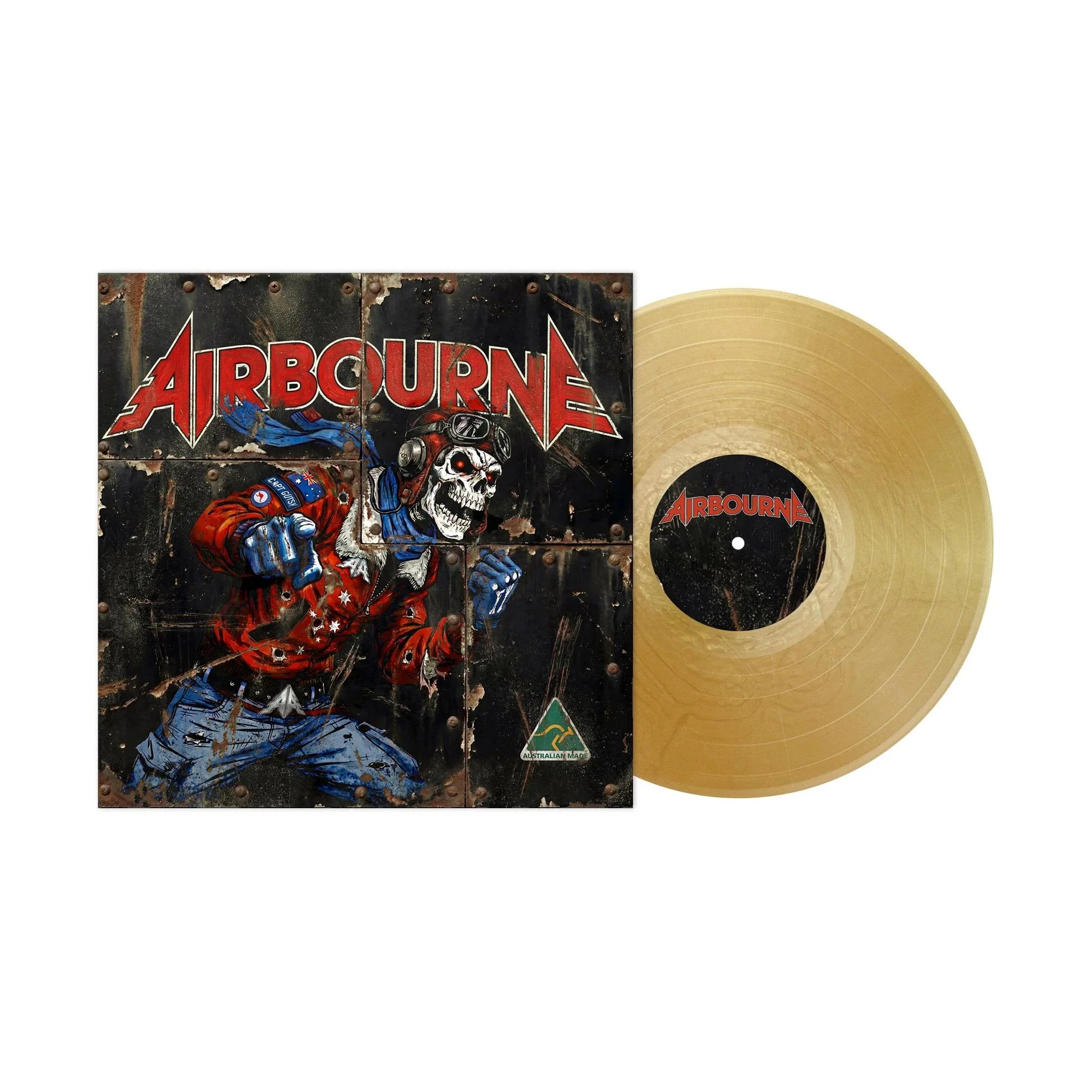Airbourne - Airbourne (2026) (Ltd. Ed. Gold Nugget vinyl) - Vinyl - New - PRE-ORDER