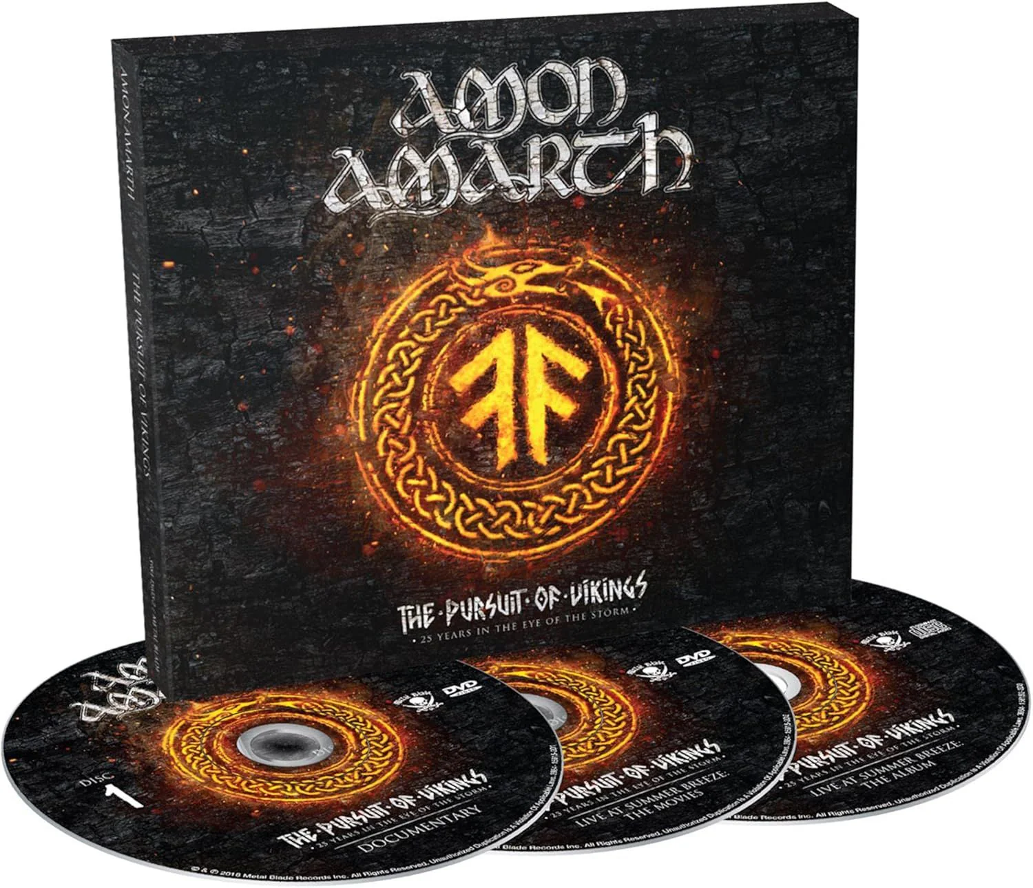 Amon Amarth - Pursuit Of Vikings, The (1CD/2DVD) - CD - New