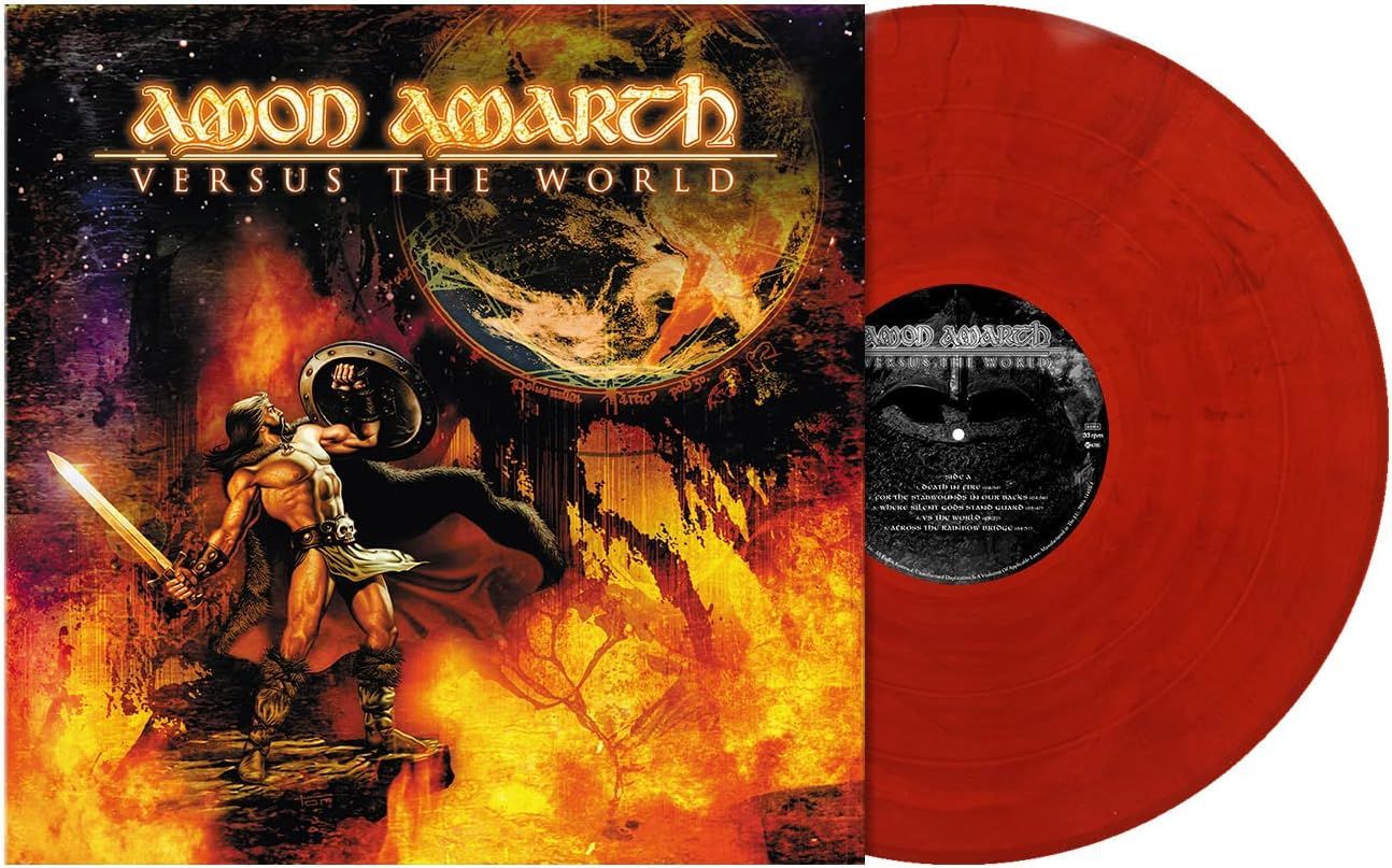 Amon Amarth - Versus The World (2022 Crimson Red Marbled vinyl reissue with poster) - Vinyl - New