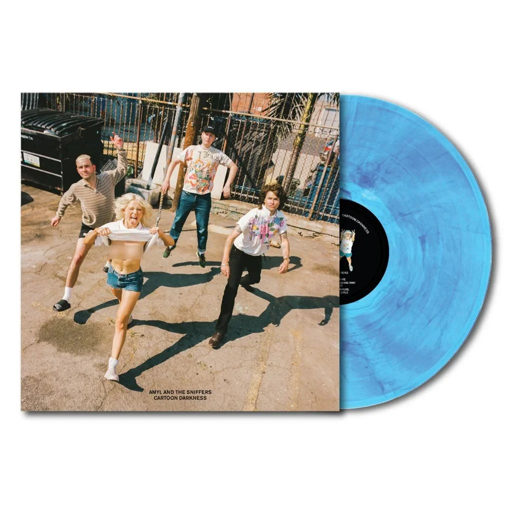 Amyl And The Sniffers - Cartoon Darkness (Indie Exclusive Drowning In It Blue Marble vinyl) - Vinyl - New