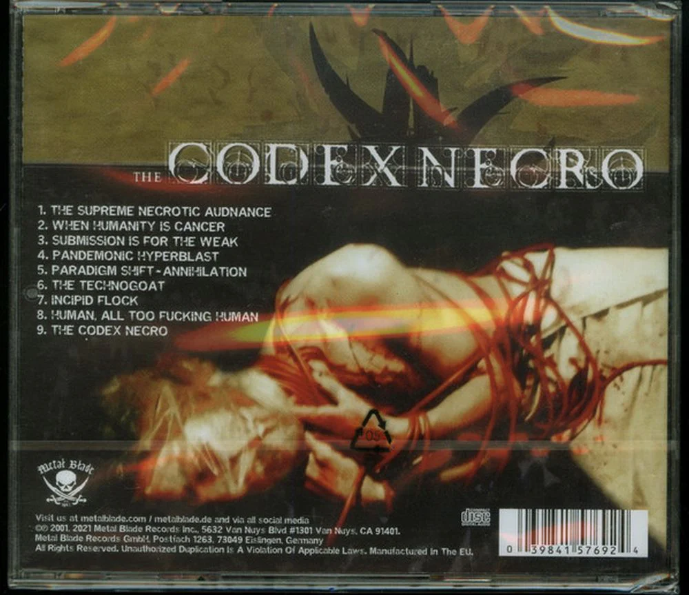 Anaal Nathrakh - Codex Necro, The (2021 reissue) - CD - New - Image 2