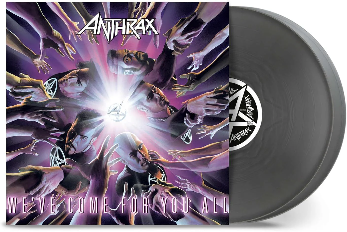 Anthrax - We've Come For You All (2025 2LP Silver vinyl gatefold with 2 bonus tracks) - Vinyl - New