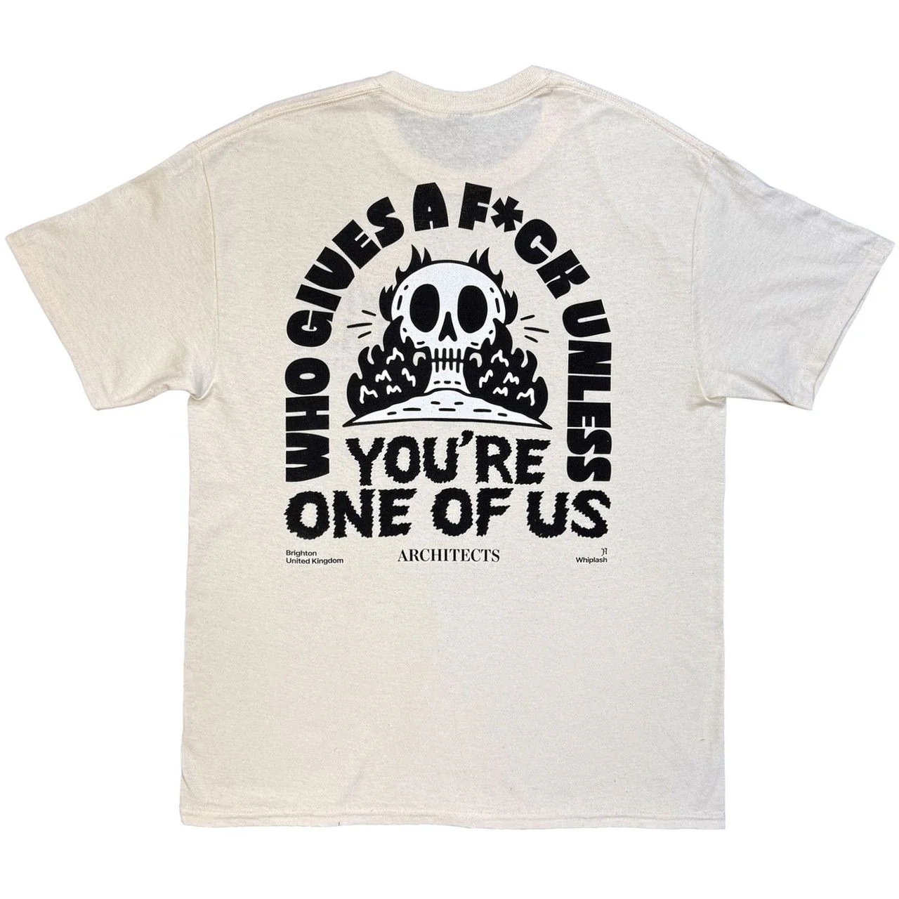 Architects - Who Gives A F*ck Natural Shirt - - 100% Official Merchandise - Image 3