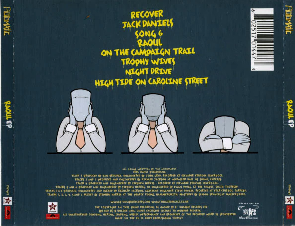 Automatic - Raoul EP (8-track EP) - CD - 2nd Hand - Image 2