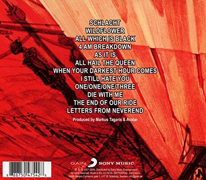 Avatar - Schlacht (reissue) - CD - New - Image 2