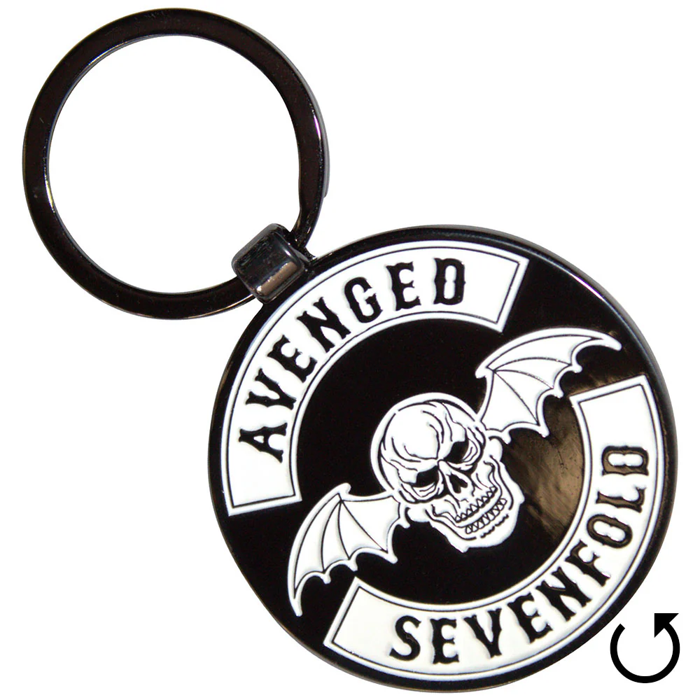 Avenged Sevenfold - Keyring 45mm (Deathbat Double Sided)