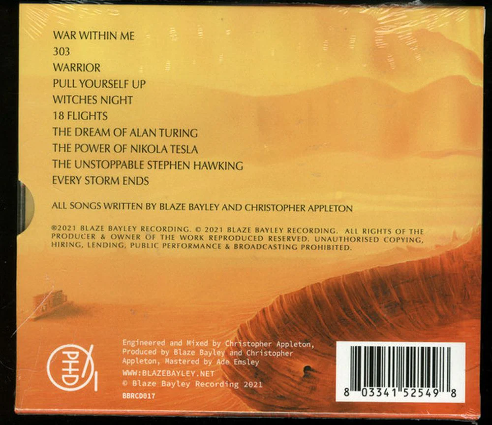 Bayley, Blaze - War Within Me - CD - New - Image 2