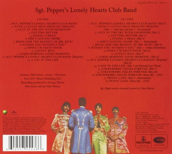 Beatles - Sgt. Peppers Lonely Hearts Club Band (50th Ann. Deluxe Ed. 2CD - New Stereo Mix + Session Tracks) - CD - New - Image 2