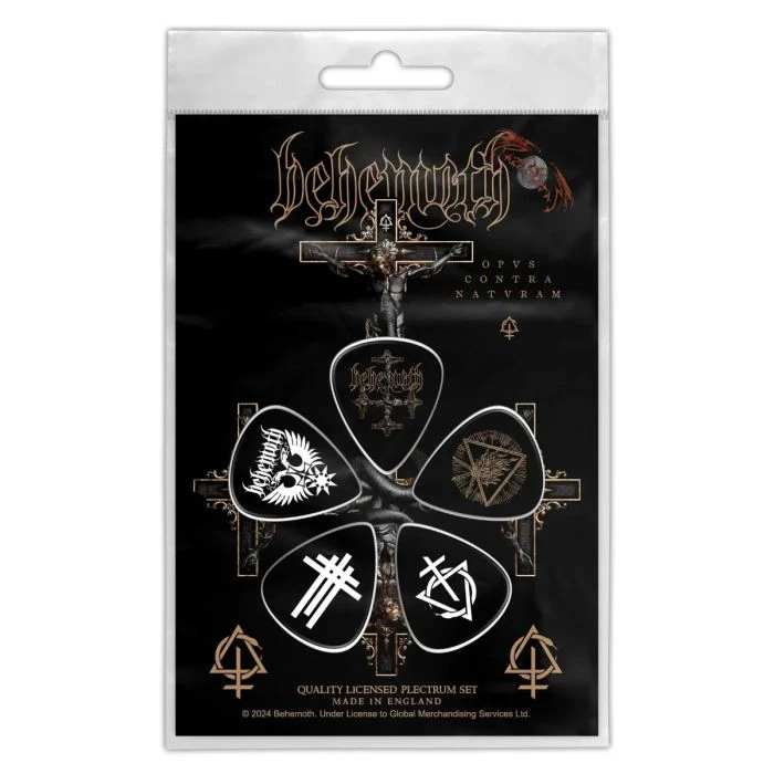 Behemoth - 5 x Guitar Picks Plectrum Pack (Opvs Contra Natvram)