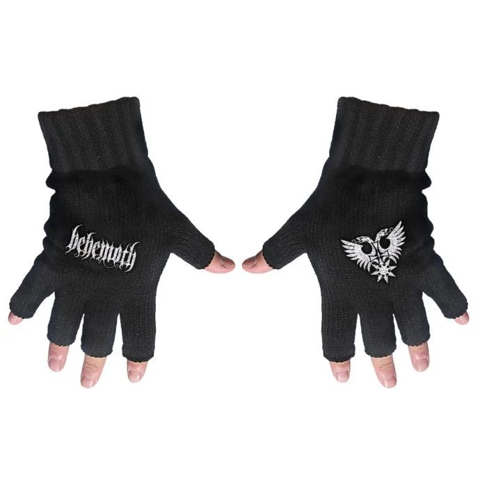 Behemoth - Fingerless Gloves (Logo & Eagle)