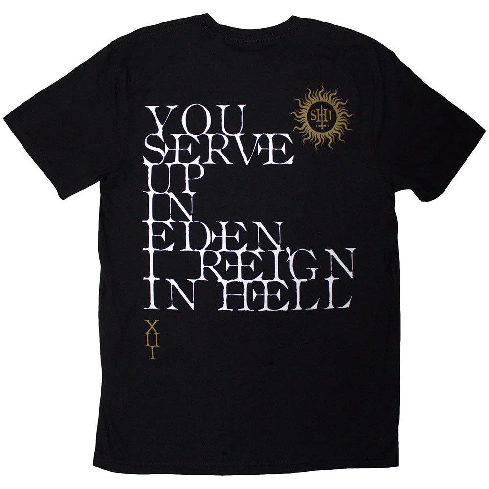 Behemoth - The Shit Of God Reign In Hell Black Shirt - 100% Official Merchandise - Image 3
