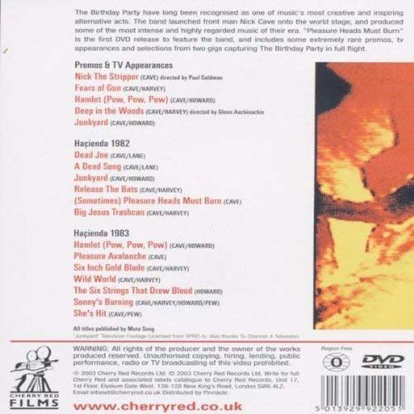 Birthday Party - Pleasure Heads Must Burn (2021 remastered reissue) (R0) - DVD - Music - Image 2