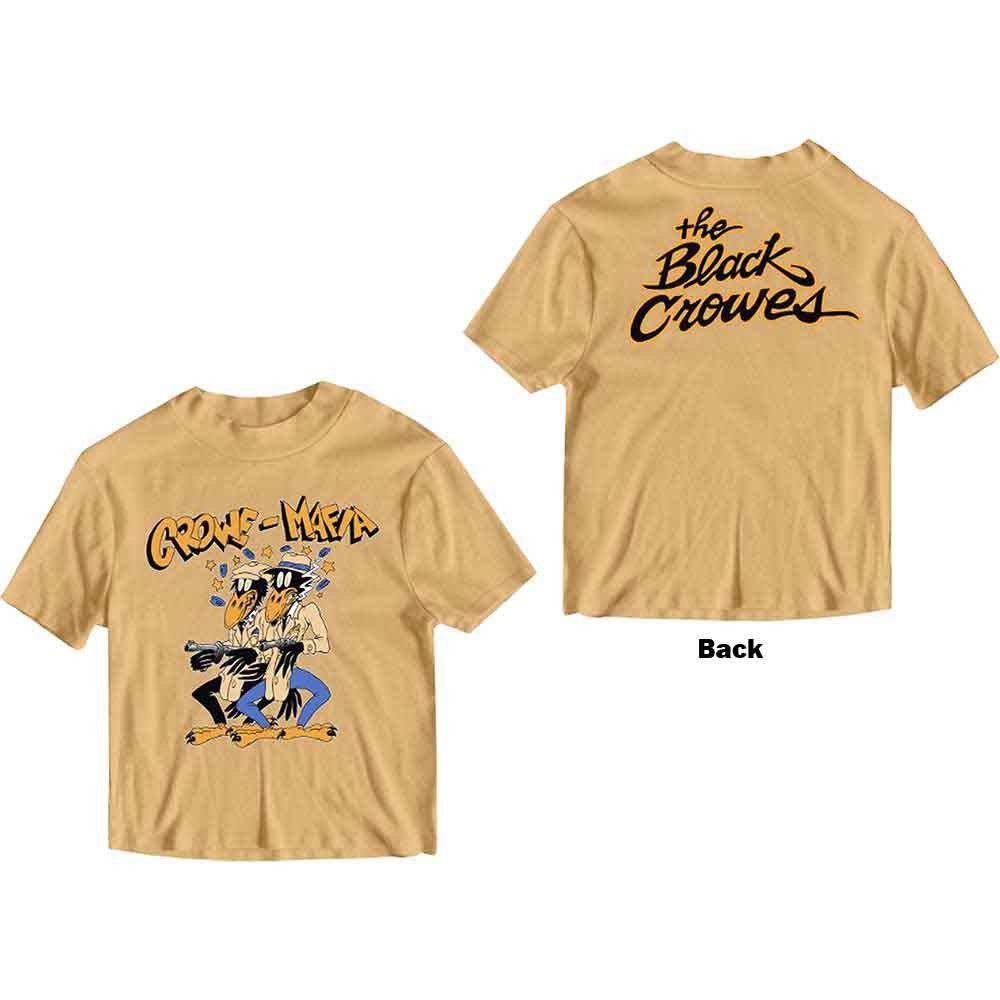 Black Crowes - Crowe Mafia Sand Shirt - 100% Official Merchandise