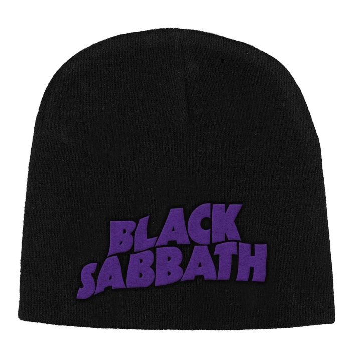 Black Sabbath - Knit Beanie - Embroidered - Purple Logo