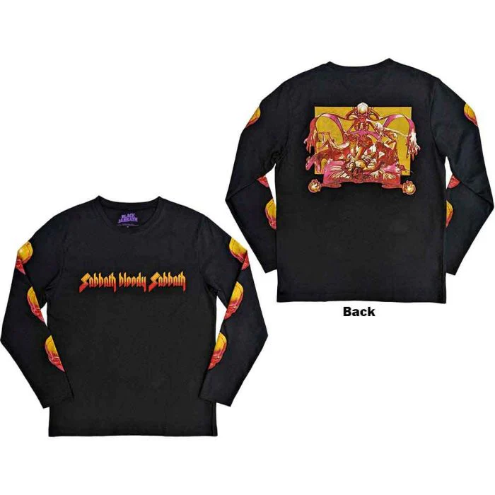 Black Sabbath - Sabbath Bloody Sabbath Long Sleeve Black Shirt - 100% Official Merchandise