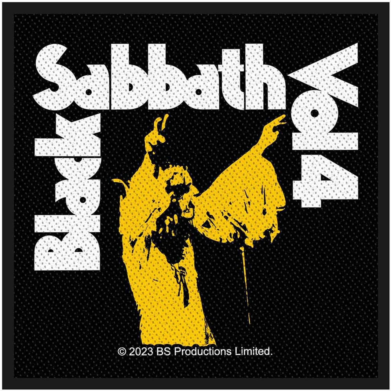 Black Sabbath - Vol 4 (100mm x 100mm) Sew-On Patch