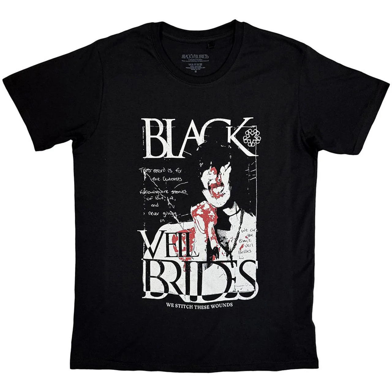 Black Veil Brides - Stitch These Wounds Black Shirt - 100% Official Merchandise