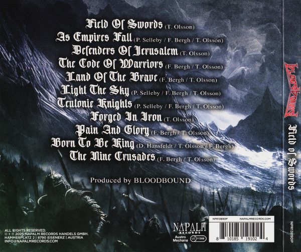 Bloodbound - Field Of Swords - CD - New - Image 2