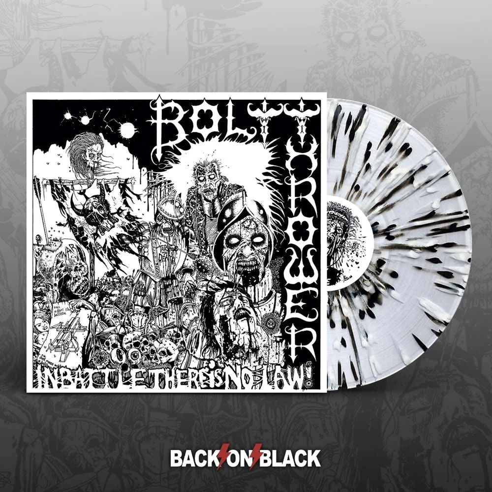 Bolt Thrower - In Battle There Is No Law (Ltd. Ed. Clear with Grey & Black Splatter vinyl gatefold reissue) - Vinyl - New
