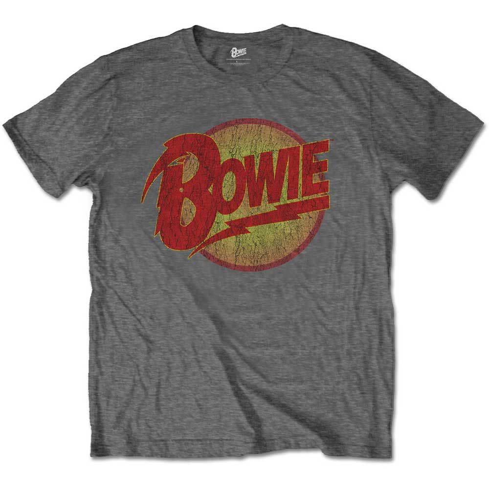 Bowie, David - Diamond Dogs Logo Toddler and Youth Charcoal Shirt - 100% Official Merchandise
