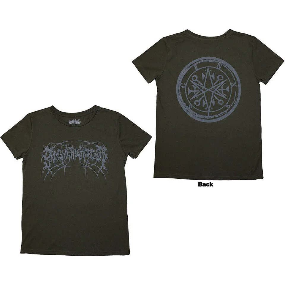 Bring Me The Horizon - Metal Logo Genesis Womens Green Shirt - 100% Official Merchandise