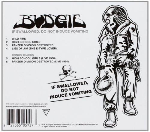 Budgie - If Swallowed, Do Not Induce Vomiting (rem. w. 2 bonus tracks) - CD - New - Image 2