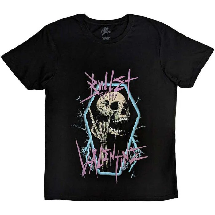 Bullet For My Valentine - Thrash Skull Black Shirt - 100% Official Merchandise