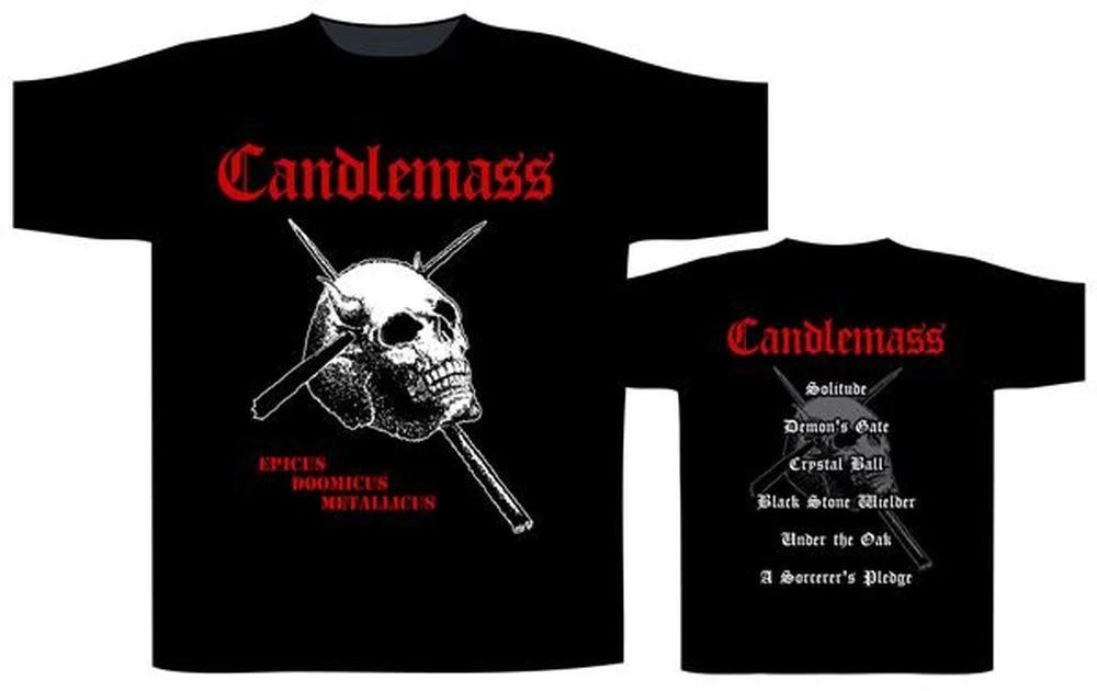 Candlemass - Epicus Doomicus Metallicus Black Shirt - 100% Official Merchandise