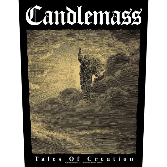 Candlemass - Tales Of Creation - Sew-On Back Patch (295mm x 265mm x 355mm)