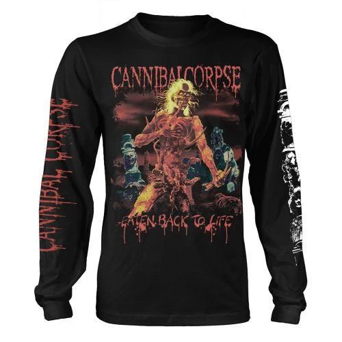 Cannibal Corpse - Eaten Back To Life Black Long Sleeve Shirt - 100% Official Merchandise