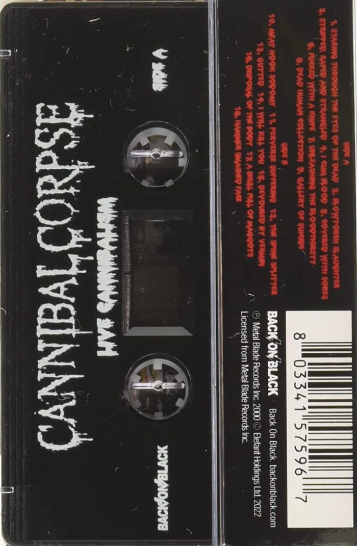 Cannibal Corpse - Live Cannibalism (2023 reissue) - Cassette - New - Image 2