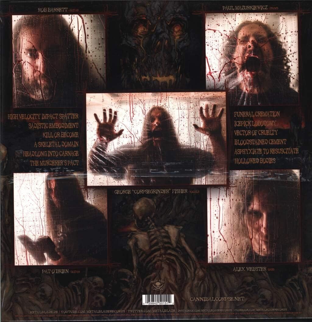 Cannibal Corpse - Skeletal Domain, A (2024 180g gatefold reissue with poster) - Vinyl - New - Image 2