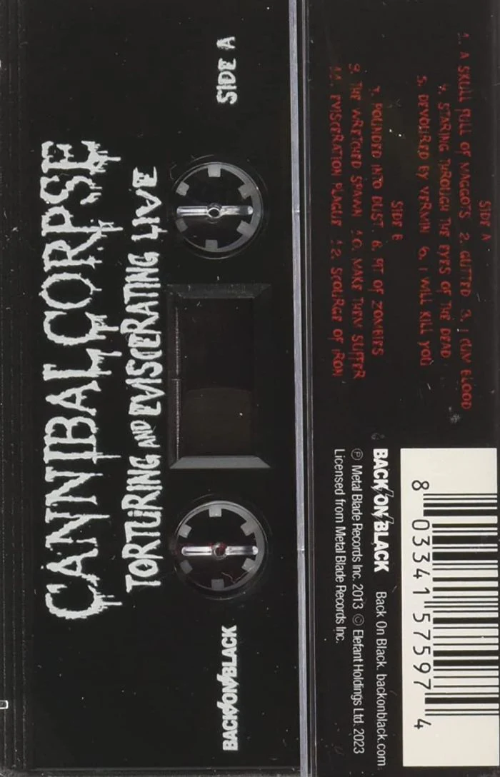 Cannibal Corpse - Torturing And Eviscerating Live (2023 reissue) - Cassette - New - Image 2