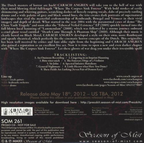 Carach Angren - Where The Corpses Sink Forever - CD - New - Image 2