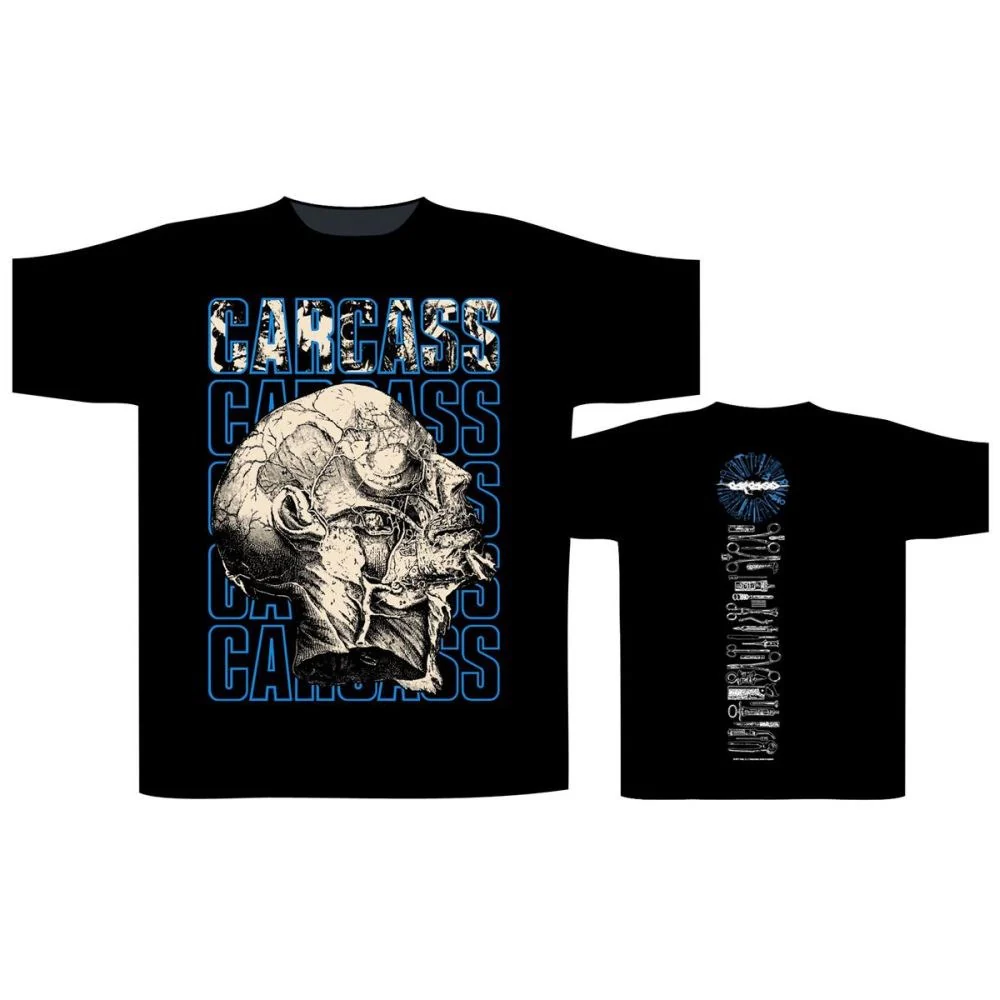 Carcass - Necro Head Black Shirt - 100% Official Merchandise
