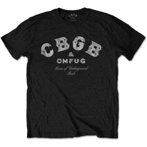 CBGB - Classic Logo Black Shirt - 100% Official Merchandise