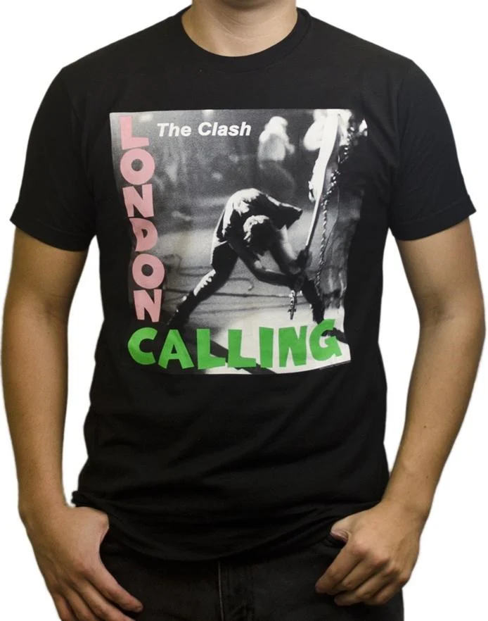 Clash, The - London Calling Black Shirt - 100% Official Merchandise