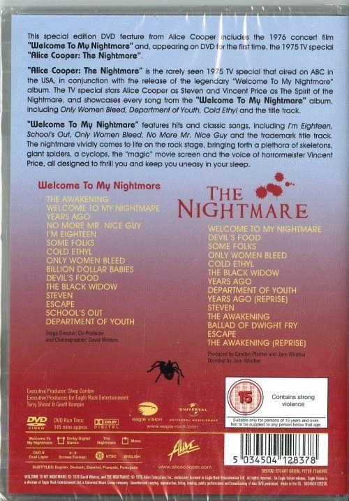 Cooper, Alice - Welcome To My Nightmare (Spec. Ed.) (R0) - DVD - Music - Image 2