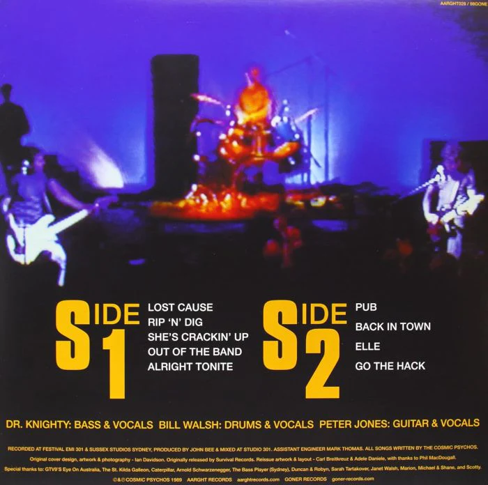 Cosmic Psychos - Go The Hack (35th Ann. Reissue) - Vinyl - New - Image 2