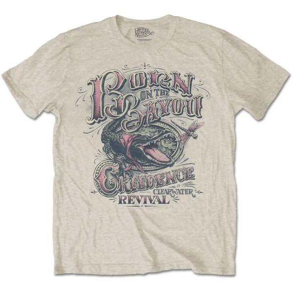 Creedence Clearwater Revival - Born On The Bayou Sand Shirt - 100% Official Merchandise