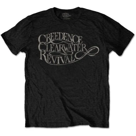 Creedence Clearwater Revival - Logo Black Shirt - 100% Official Merchandise