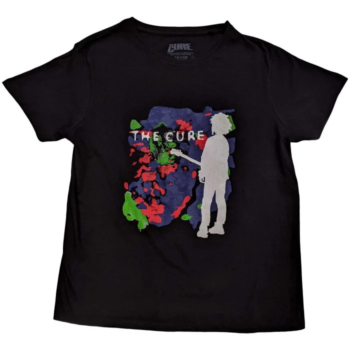 Cure - Boys Don't Cry Womens Fitted Black Shirt - 100% Official Merchandise