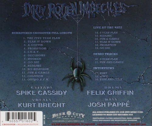 D.R.I. - Crossover/Live At The Ritz - Millenium Edition - CD - New - Image 2