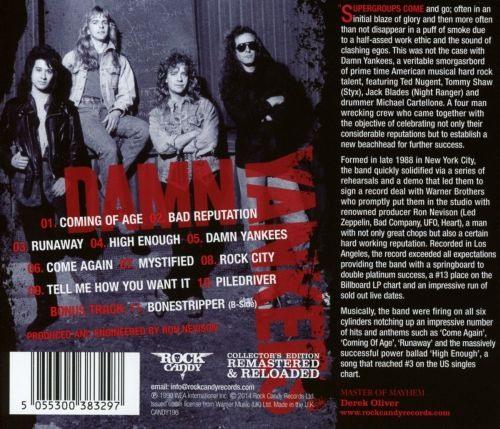 Damn Yankees - Damn Yankees (Rock Candy rem. w. bonus track) - CD - New - Image 2