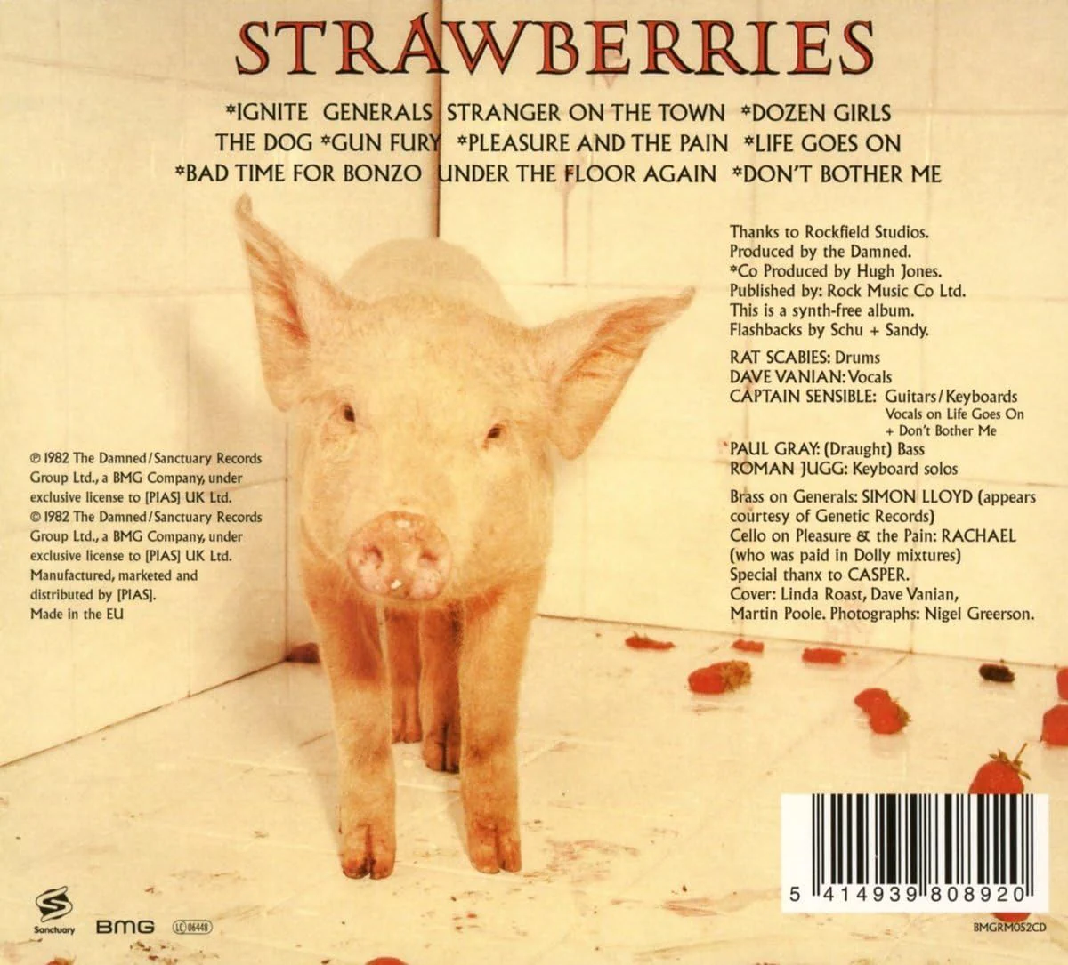 Damned - Strawberries (2026 digipak reissue) - CD - New - Image 2