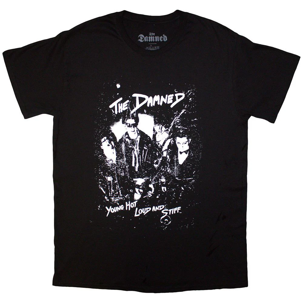 Damned - Young, Hot, Loud And Stiff Black Shirt - 100% Official Merchandise