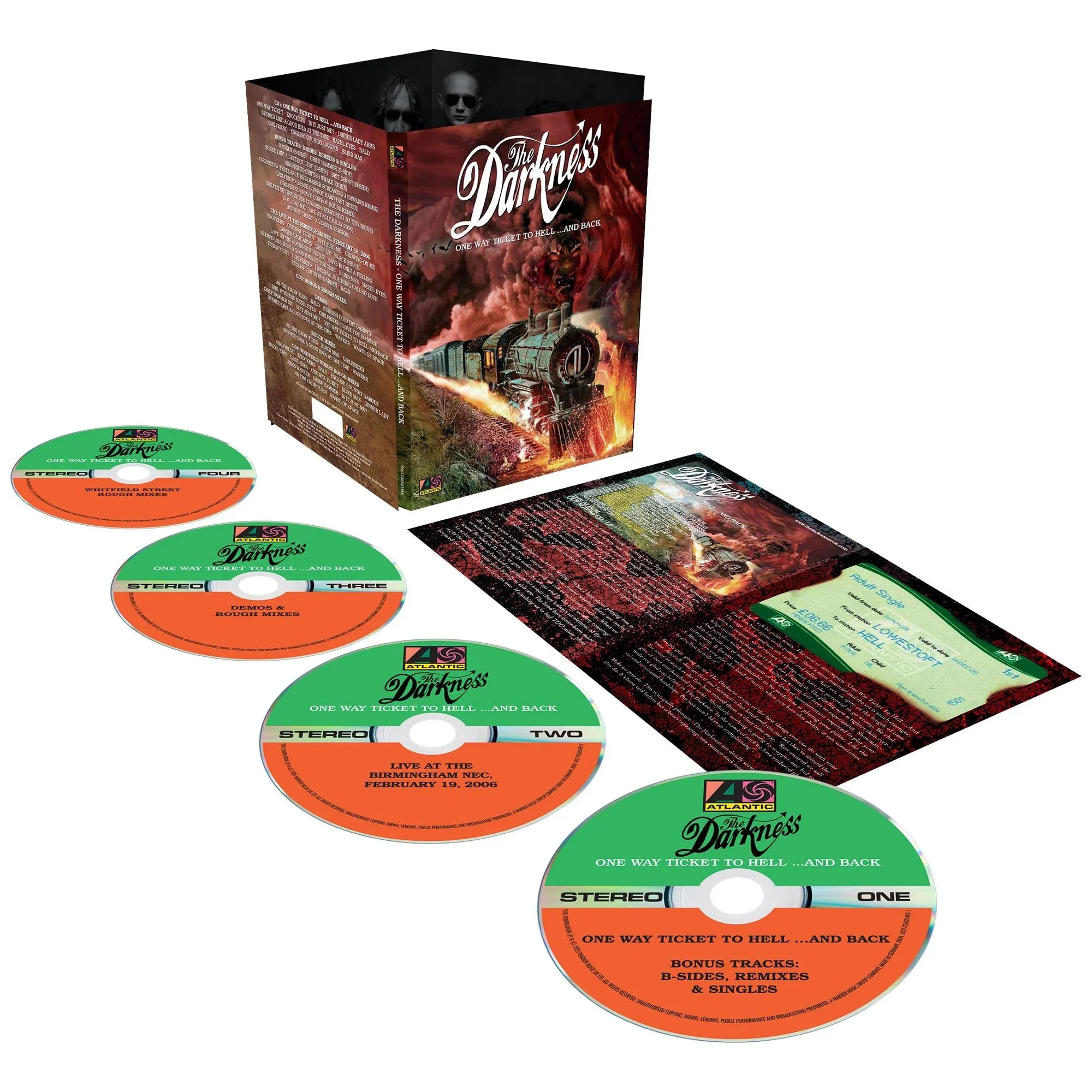 Darkness - One Way Ticket To Hell ...And Back (2025 Deluxe Ed. 4CD reissue) - CD - New